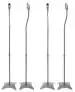 MYL Speaker Stand for Home Theater 5.1 Channel Surround Sound System Satellite Speaker Stands Mounts (Black)