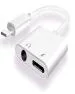 LIMESHOT USB Headphone Jack and Charge Splitter Adapter for All i Phone 11, 12, 13, XS, MAX, XR, iPad