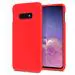LIRAMARK Liquid Silicone Soft Back Cover Case for Samsung Galaxy S10e (Red)