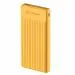 Portronics Luxcell B12 10,000mAh 12W Power Bank, Ultra Slim Power Bank with USB-A Output Port & Dual Input Ports (Micro & Type C Input Ports) | BIS Certified | Free Type C Cable| Made in India(Yellow)