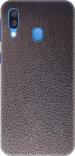 SRG INFOTECH Samsung Galaxy A40 Mobile Skin (Black Leather)