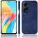 Excelsior Premium PU Leather Hard Back Cover case for Oppo F23 5G (Blue)