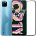 SM Styles Edge To Edge Tempered Glass for Realme C21Y (Pack of 1)