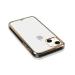 Inclu Chrome Case /Silione/ Electroplating TPU Transparent Back Cover Compatible for Apple iPhone 14 Max (Black)