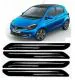 Gee Cee Black Pvc Car Bumper Protector Guard For Tata Tiago Type-Iii 2020 Facelift (Set Of 4)