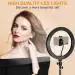 OSHEE STORE Professional LED Ring Light with Tripod Stand for Mobile Phones & Camera, 3 Color Temperature Mode Dimmable Lighting for Photo Shoot YouTube Video Shooting