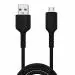 Portronics POR-654 Connect Core 1M Micro USB Cable with Charge and Sync Function (Black)