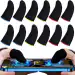 Quxxa {6 SET}(12 Pieces) Thumb & Finger Sleeves for Mobile Gaming, Anti-Sweat | Breathable for PUBG BGMI | COD | FREEFIRE | FORTNITE Finger Gloves | Finger Cover for PUBG