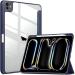 ProElite Case Cover for Apple iPad Pro 11 inch M4 2024 Cover, Smart Flip Case for Apple iPad Pro 11 inch M4 2024, Transparent Smart Flip Cover with Pencil Holder, Dark Blue