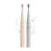 ORACURA Sonic Lite Electric Battery Operated Toothbrush SB100 Combo, Pack of 1 Peach & 1 Grey Colour