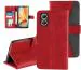 Autofocus Faux Leather Back Case Flip Cover for Vivo Y100 5G with ID Card Slot | Foldable Stand | 2 Card Slot | 1 Cash Slot | Magnetic Closure - Executive Red, 22623