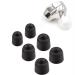 Crysendo Black Ear Tips Buds For Moondrop Kanas Pro Tips (Pack of 6)