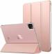 ProElite Smart Case Cover for Apple iPad Pro 11 inch 4th Gen 2022 [Auto Sleep/Wake ], Translucent & Hard Back, Rose Gold