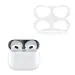 MMAK Dust Guard Film Protector Ultra Thin Dust-Proof Metal Sticker for Airpods Case 3 (Silver)