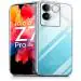 Fastship Rubber silicone Back Cover for Vivo T2 Pro 5G - Transparent