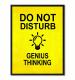 DONOT DISTRUB WARNING STICKER 60CM X 45CM