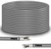FEDUS 100 Meter 23AWG Pure Copper 3+1 CCTV Camera Coaxial Cable For High-Speed Audio Video Signal
