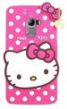 Aviaaz Lenovo K4 Note Hello Kitty Pink Silicon Back Cover