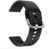 JOBINKA 22mm Steel Lock Watch Strap Suitable For Gear S3 Classic / Zen Watch 2 Smart Smart Watch Strap (Black)