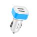 TP TROOPS Dual Port Car Charger, 20W Quick Charging, 2.4A, Dual USB Port Output, Fast Charge, Smart IC Protection, Compatible with All Smartphone-Blue