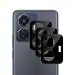 Kite Digital [Pack of 3] Vivo T1 44W [Black] Back Camera Lens Protector Tempered Glass - Full Camera Coverage with Easy Installation Kit