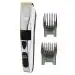 Vega VHTH-27 Titanium P3 Trimmer Men With 160 Mins Runtime, Titanium Blades, Digital Display And 40 Length Settings, Silver, Gunmetal Black