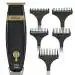 VEGA Professional Pro Fine Hair Trimmer for Salon and Home Use with Stainless Steel Blades, 300 Mins Runtime, 6800 RPM and Cord/Cordless Power, Black (VPMHT-05)