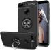 KWINE CASE Honor 9 Lite Black Silicon, Metal Back Cover