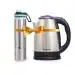 Wonderchef Crescent Kettle 1.8L + Sippy Stainless Steel Bottle Combo