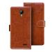 HANIRY Flip Cover for Micromax Q462 flip cover | Micromax Q463 flip cover | Brown