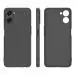 MULTRONICS Realme C33 Black Rubber Back Cover