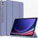 ProElite Cover for Galaxy Tab S9 FE+/S9 Plus 12.4 inch Cover, Soft Flexible Flip Case with S Pen Holder for Samsung Tab S9 FE Plus/S9 Plus 12.4 inch, Support Auto Sleep Wake, [Recoil Series]- Lavender