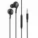 MEERTRONICS Universal Wired Earphones with 3.5mm Jack Hi-Fi Gaming Sound Music Stereo Sound High Quality Earphone-Greyish Black