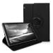 S-Hardline Huawei Mediapad T5 10 Black Rubber, Plastic 360 Degree Rotate Flip Cover Case