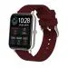 Swott Armor 007 1.69 inch Full Touch Smart Watch, Bluetooth Voice Calling, IP67 Water Resistant, Multiple Sports Mode & Faces, Health Monitoring Feature - SpO2 & Heart Rate, upto 7 days battery, Men & Women, Made in India (Silver/Wine Red)
