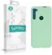 Sprig Liquid Silicone Green Back Cover For Moto One Fusion Plus, One Fusion Plus
