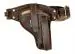 ARIRA Schieben Brown Leather Bore Pistol Belt Cover