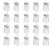 MVTECH RJ45 Plug CAT5/CAT6 Network RJ-45 LAN Crimp Metal Module Plugs Connector (Pack of 20)