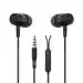 AYZEL Universal Indie in-Ear Wired Earphones with Mic for daily use supports Stereo Sound, Passive Noise Cancellation, in-line Controls, Universal 3.5mm Aux & 1.2m Tange-Free Cable (Black Color)