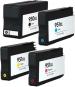 GPN PRINT 950 XL and 951 XL for Use In HP OfficeJet Pro 276dw MFP 8600 e Black and Tri Color Combo Ink Cartridge (Pack of 4)