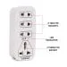 KL-TECH 3 + 1 Multiplug with LED Indicator, 4 Universal sockets (Beige_Pack of 1)