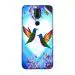 GADGETSWRAP Printed Vinyl Skin Sticker for Nokia 8.1 - Hummingbird Lovers