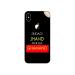 GADGETSWRAP Printed Vinyl Skin Sticker for Apple iPhone X/Xs - zindagi jhand phir bhi ghamand