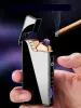 JOKIN Electric Arc Lighter Plasma Flameless Windproof Lighter with Battery Electric Electric Arc Lighter Plasma Flameless Windproof Lighter with Battery Electric Cigarette Lighter (Black)