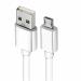 Android USB Data Transfer & Charging Cable, 480Mbps Data Sync, Strong & Durable White 1pc Incomplete
