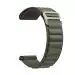 GRIPP GLEN Alpine Loop Adjustable Sports Watch Strap Compatible with Smart Watch 42mm/44mm/45mm/49mm Series 8/7/6/5/4/3/2/1 SE waterproof Nylon textile woven loops with Titanium Metal G-Hook - Green