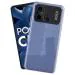 Fastship Rubber Back Cover for Mi MZB0DDPIN / POCO C55 / POCO C55 - Transparent