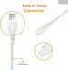 MYZK /Oydis USB-A to Micro USB Fast Charging Cable 1m 2A PVC Round Cable | USB Fast Charging Cable (White)