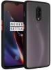 AmericHome OnePlus 6T, A6010, A6013 Black Plastic Shock Proof Mobile Front & Back Case