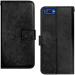 Juberous Vintage Flip Case Cover for Realme C2 Leather | Inner TPU | Foldable Stand | Wallet Card Slots - Black